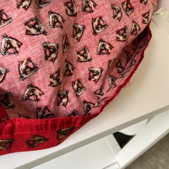 Vintage 80’s Ralph Lauren Blue Label Equestrian Flannel Midi Skirt Red Sz 6 - Picture 12 of 12